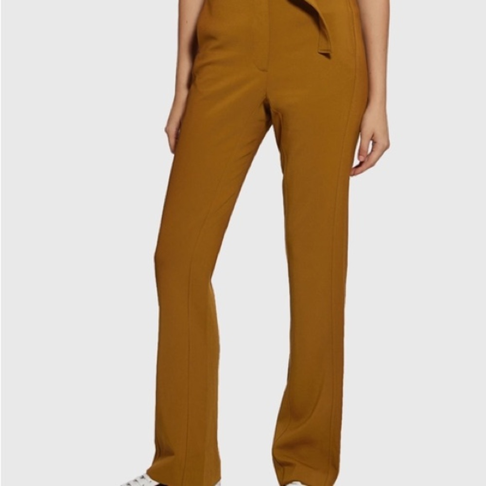 A.L.C. Mustard High Rise Flare Pants